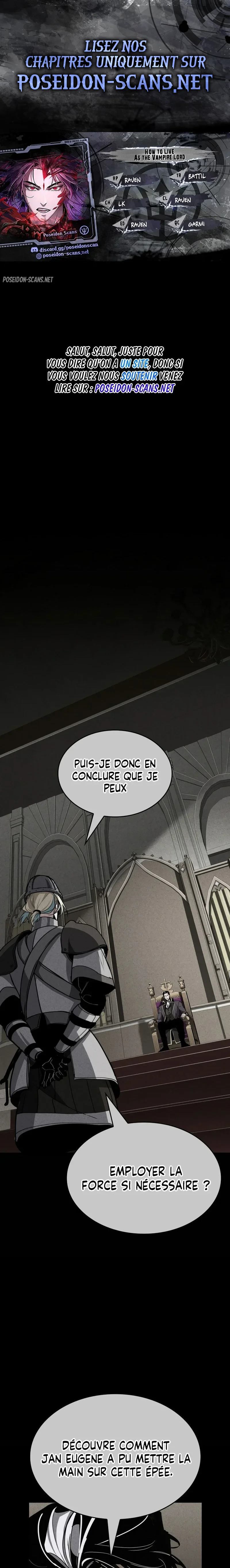 Read How to Live As the Vampire Lord FR Manga Online