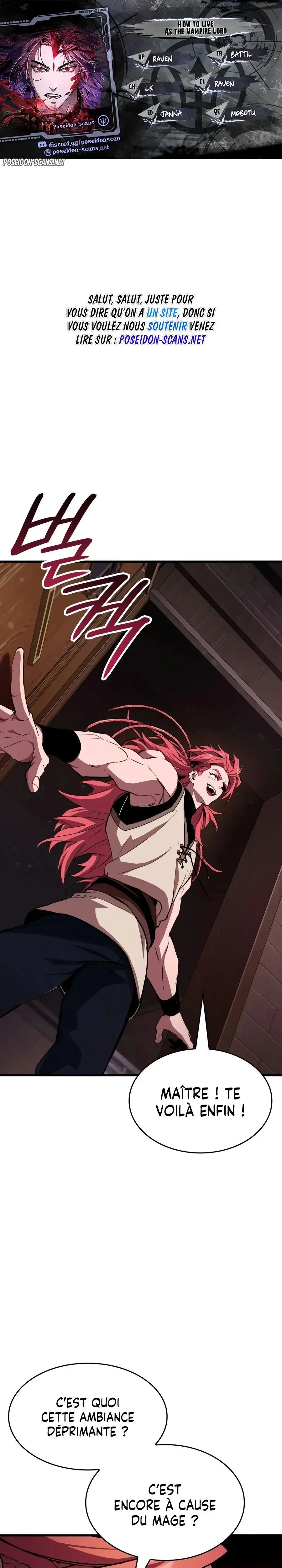 Read How to Live As the Vampire Lord FR Manga Online
