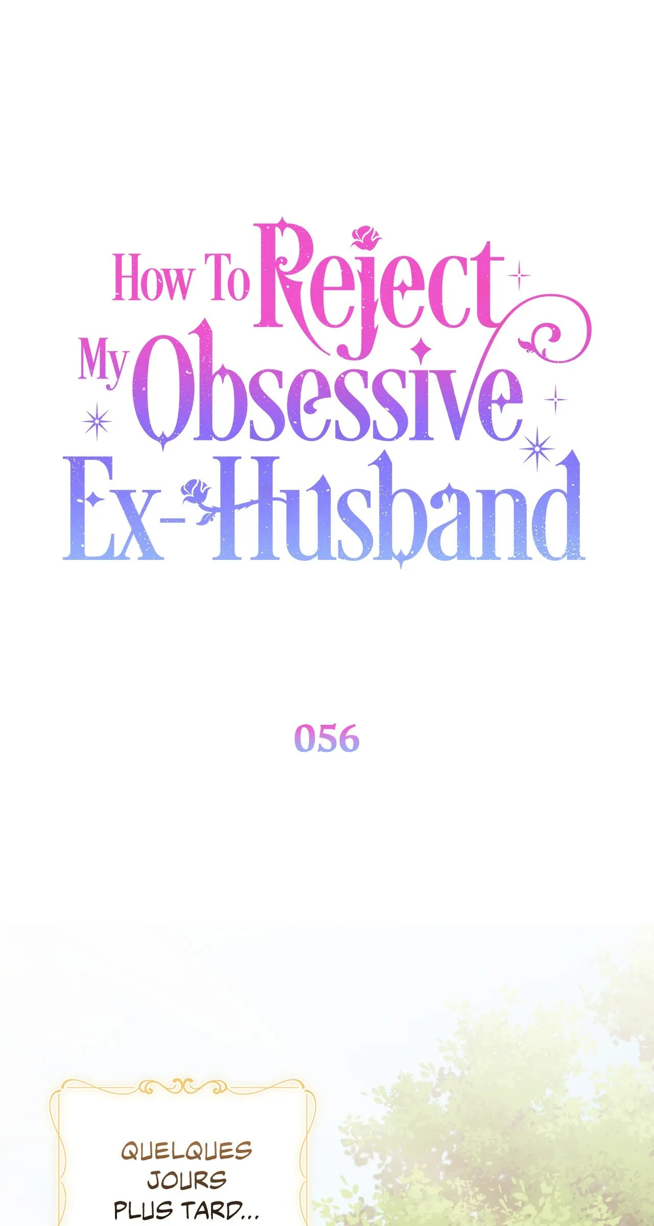 Read How to Reject My Obsessive Ex Husband FR Manga Online