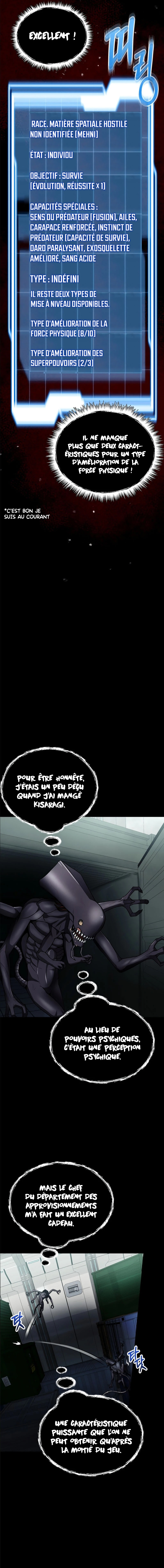 Read I Became An Evolving Space Monster FR Manga Online