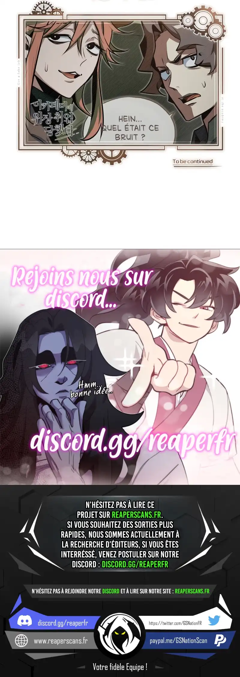 Read I Got A Fake Job At The Academy FR Manga Online