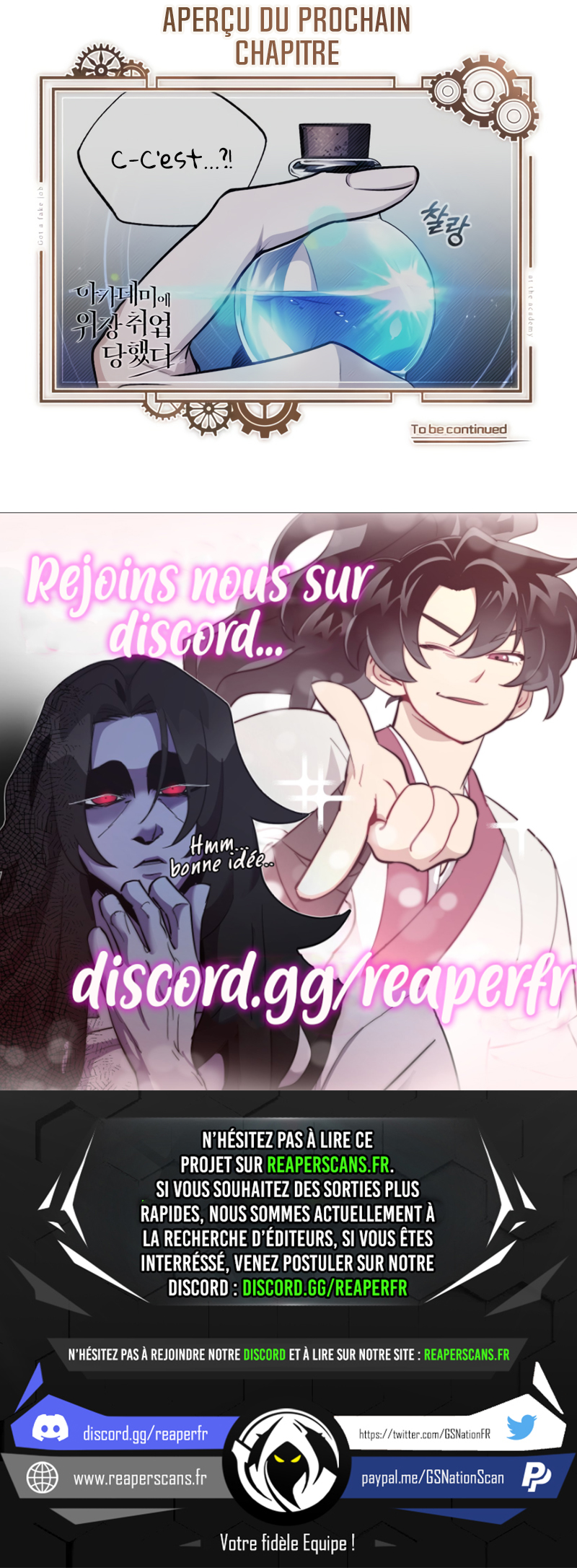 Read I Got A Fake Job At The Academy FR Manga Online