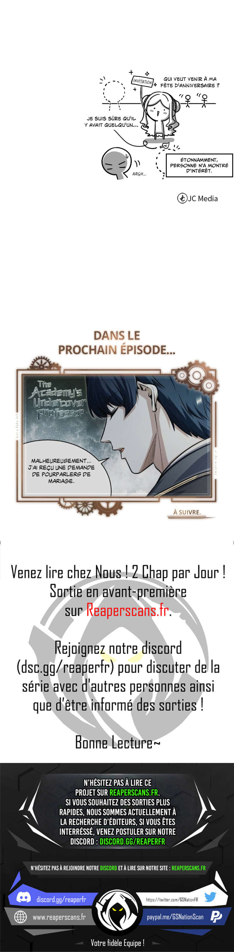 Read I Got A Fake Job At The Academy FR Manga Online