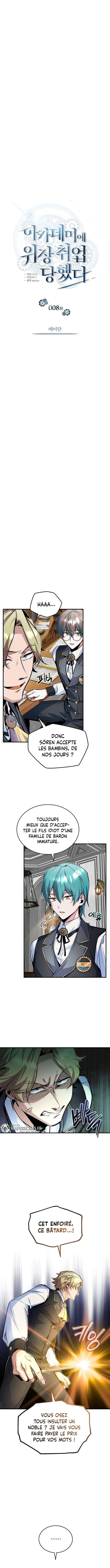 Read I Got A Fake Job At The Academy FR Manga Online