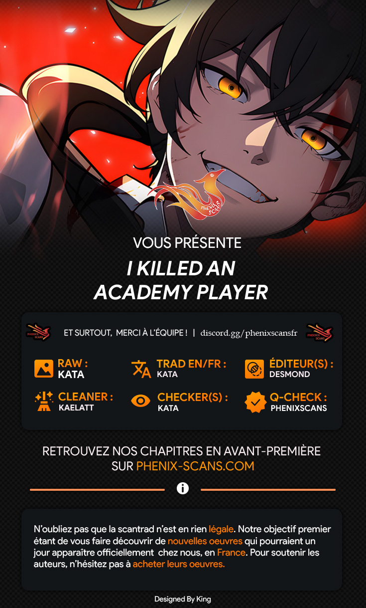 Read I Killed an Academy Player FR Manga Online
