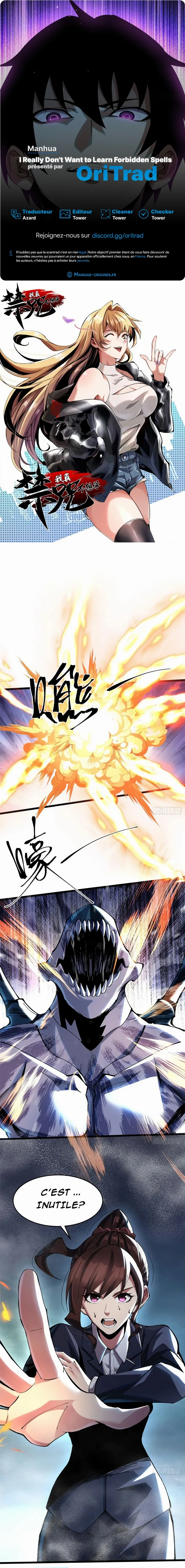 Read I Really Don’t Want to Learn Forbidden Spells FR Manga Online