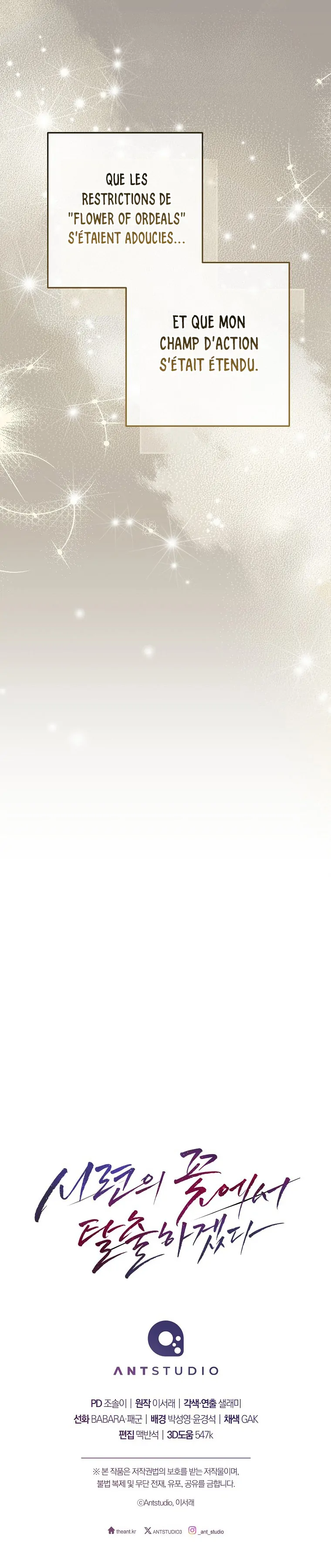 Read I Will Escape From the Flower of Trials FR Manga Online