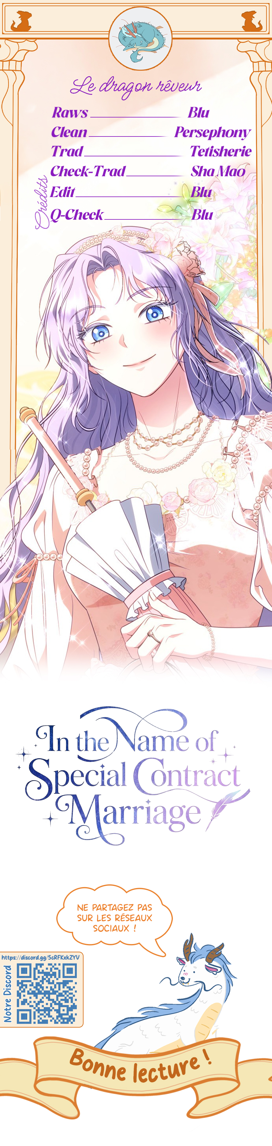 Read In the Name of Special Contract Marriage FR Manga Online
