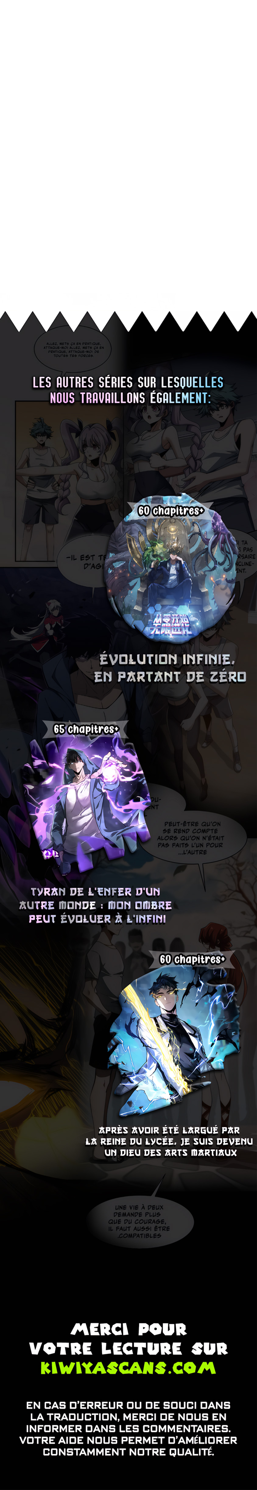 Read Infinite Evolution Starting from Zero FR Manga Online