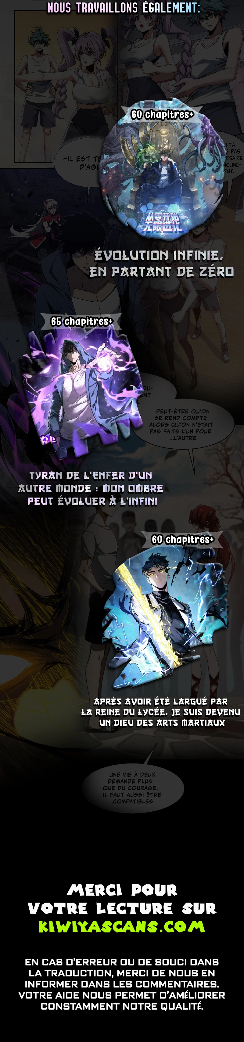 Read Infinite Evolution Starting from Zero FR Manga Online