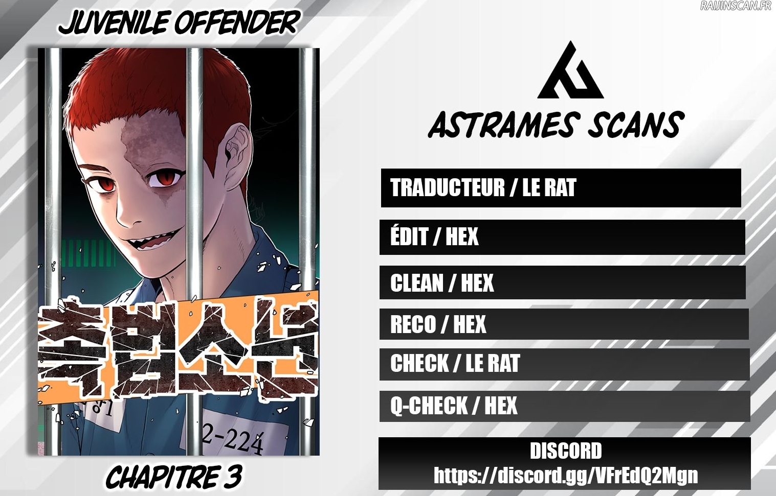 Read Juvenile Offender FR Manga Online
