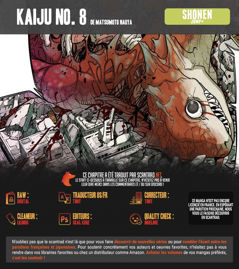 Read Kaiju No 8 FR Manga Online