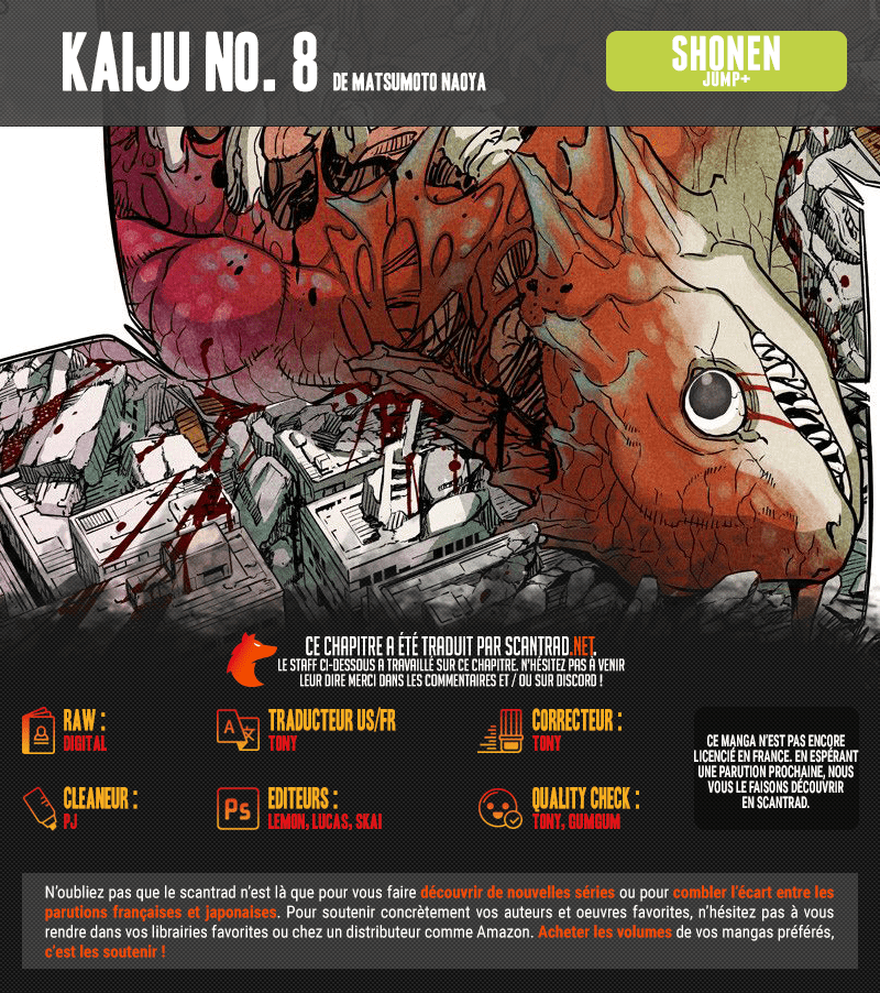 Read Kaiju No 8 FR Manga Online