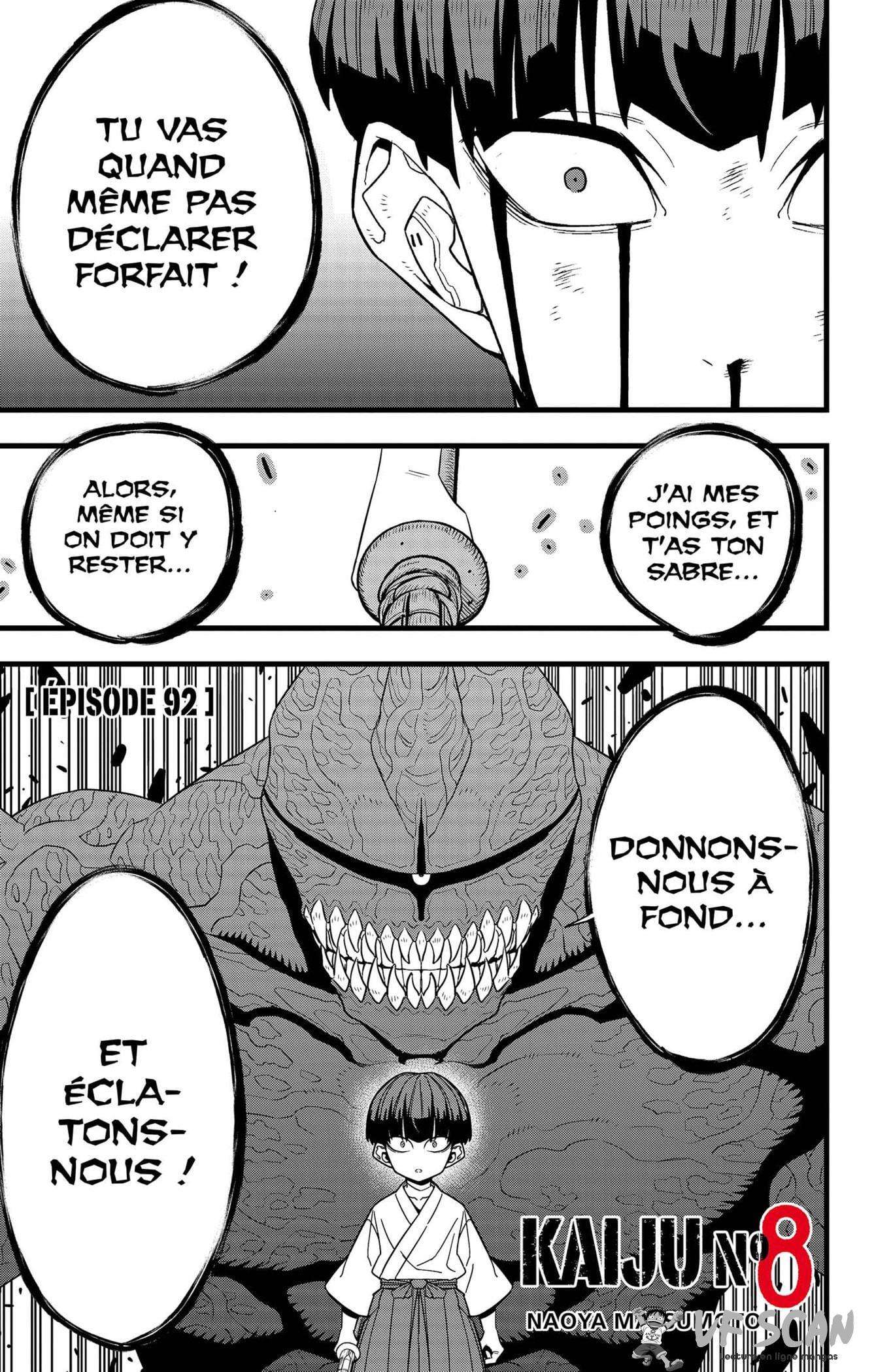 Read Kaiju No 8 FR Manga Online