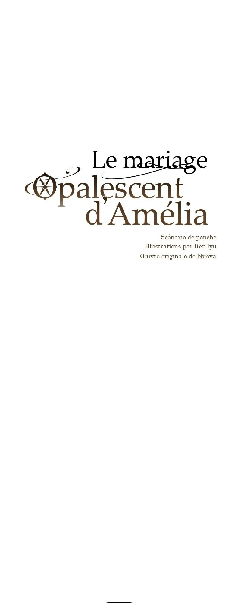 Read Le mariage opalescent d’Amélia FR Manga Online