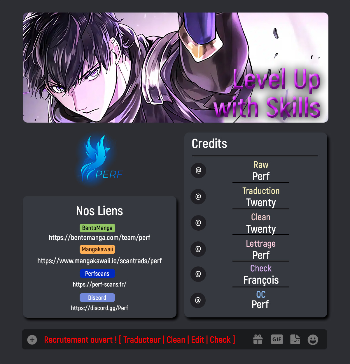 Read Level Up With Skills FR Manga Online