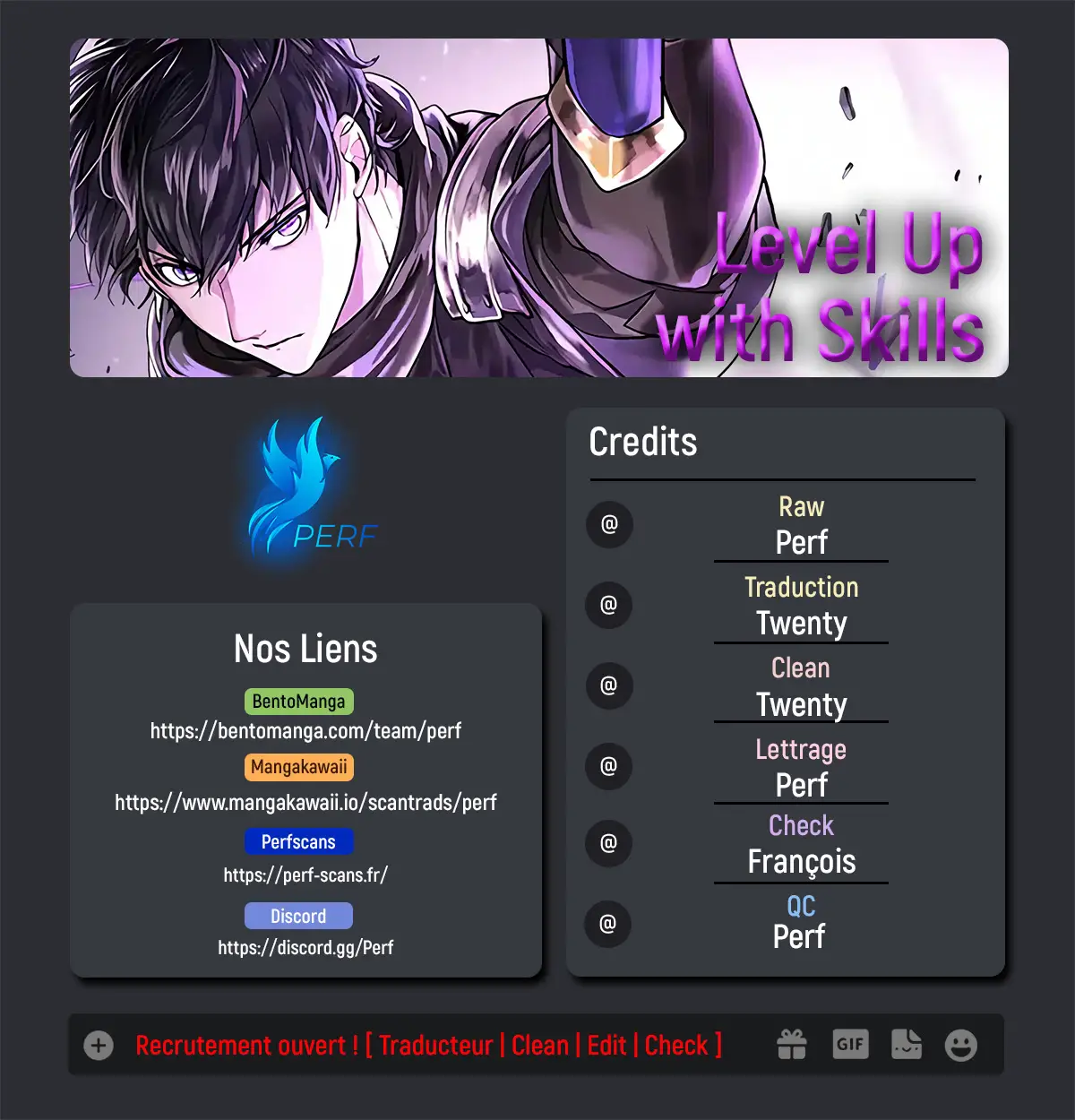 Read Level Up With Skills FR Manga Online