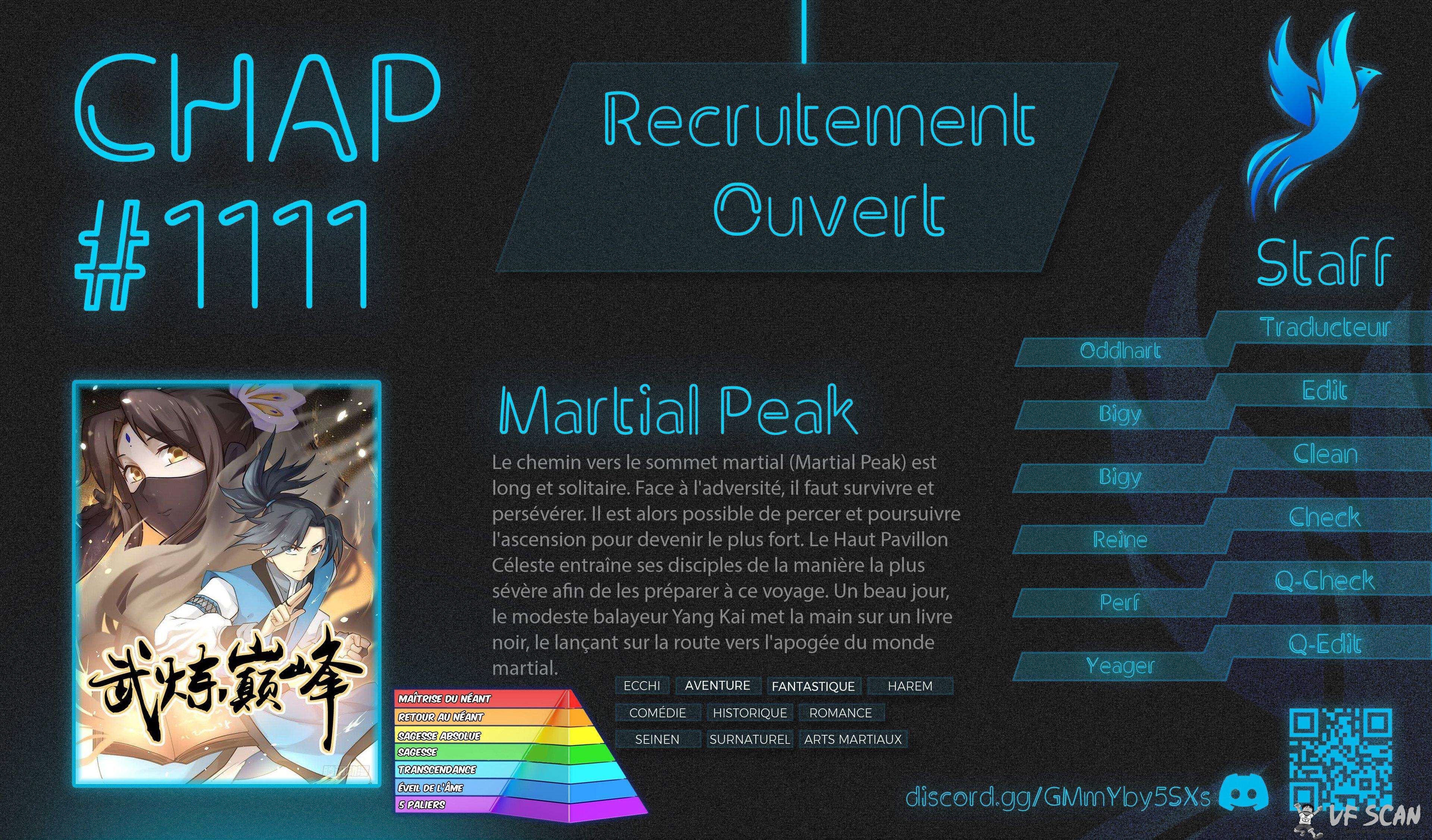 Read Martial Peak FR Manga Online