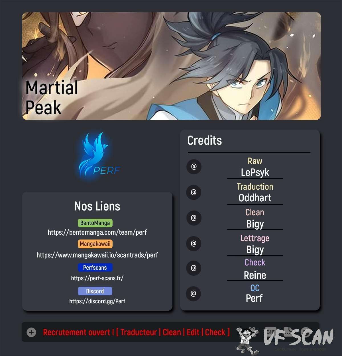 Read Martial Peak FR Manga Online