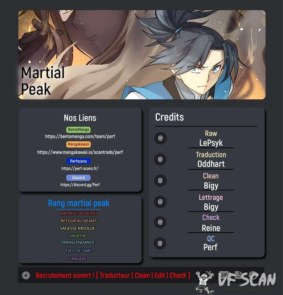 Read Martial Peak FR Manga Online