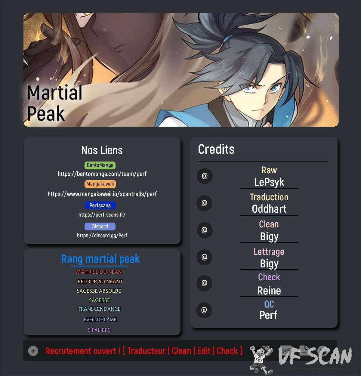 Read Martial Peak FR Manga Online