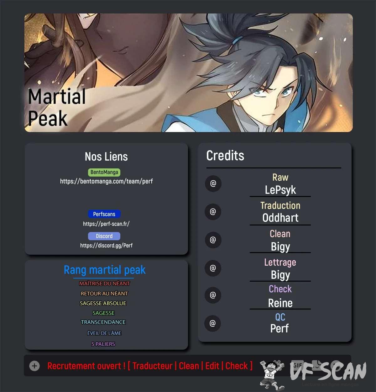 Read Martial Peak FR Manga Online
