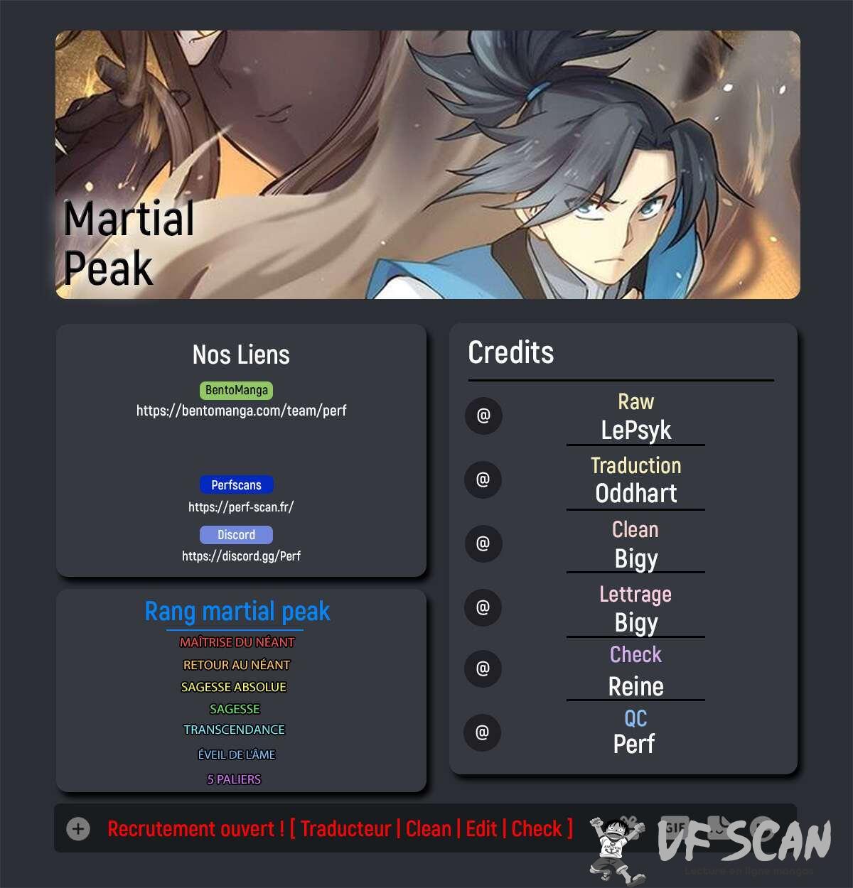 Read Martial Peak FR Manga Online