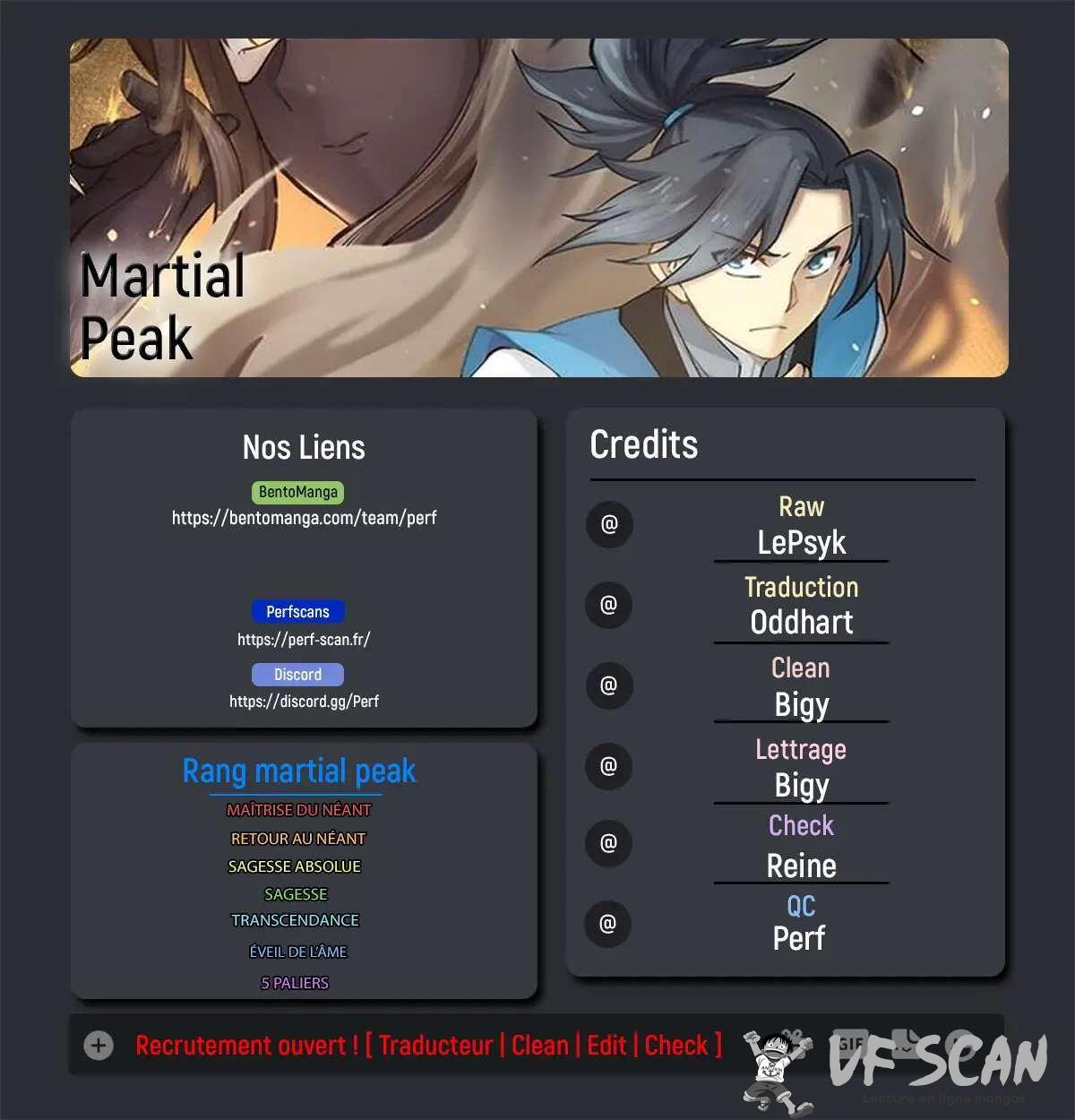 Read Martial Peak FR Manga Online