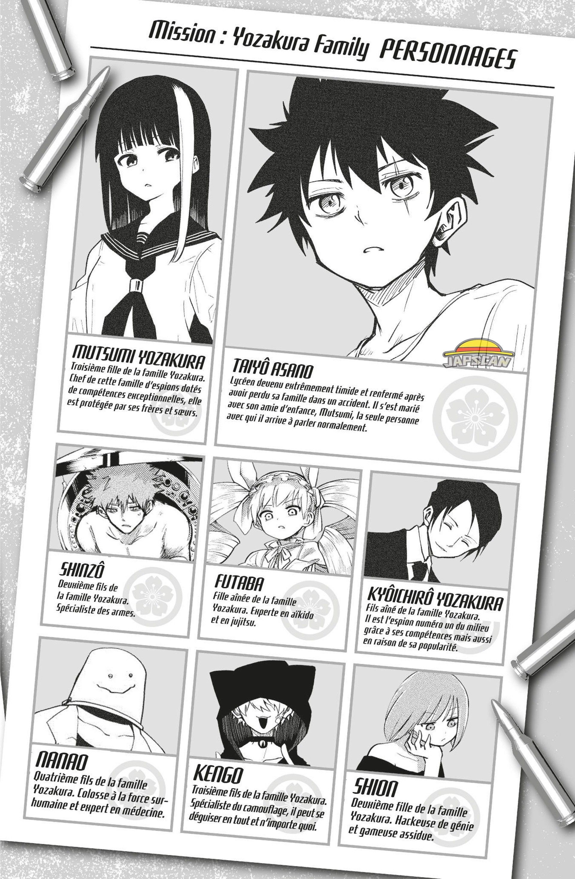 Read Mission Yozakura Family FR Manga Online