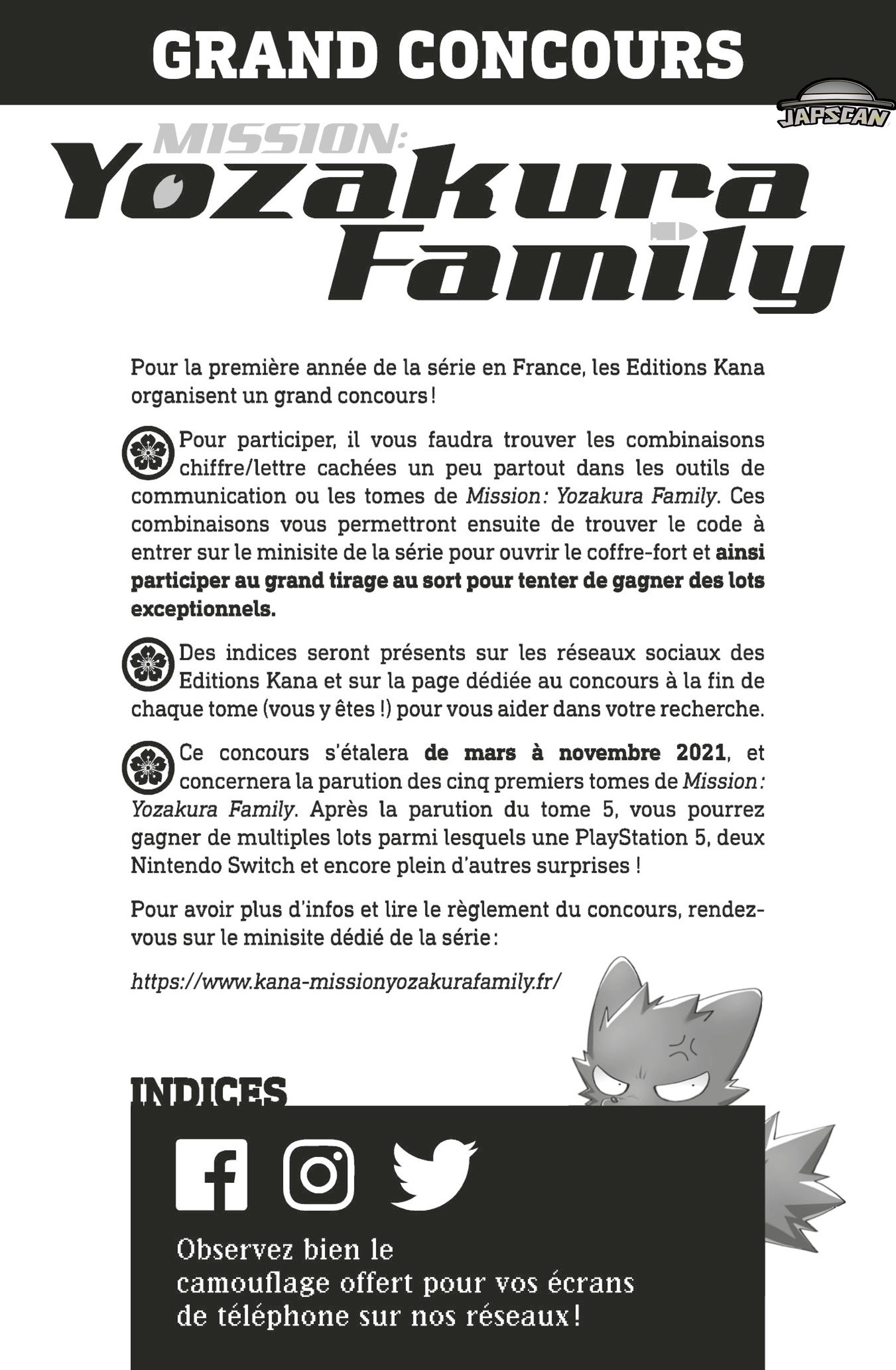 Read Mission Yozakura Family FR Manga Online