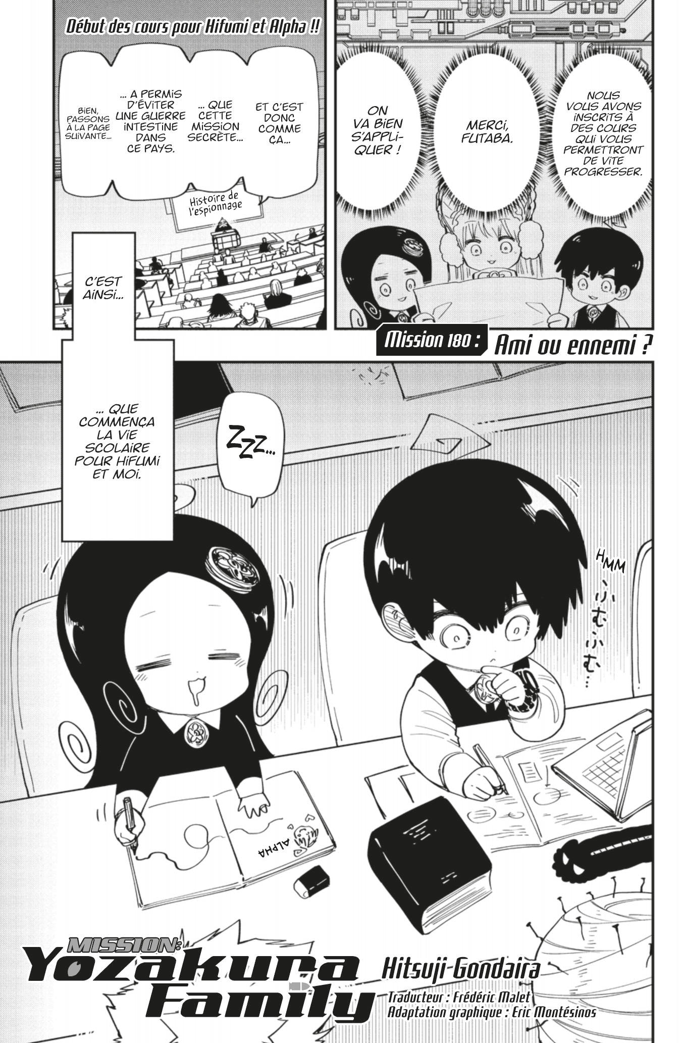 Read Mission Yozakura Family FR Manga Online