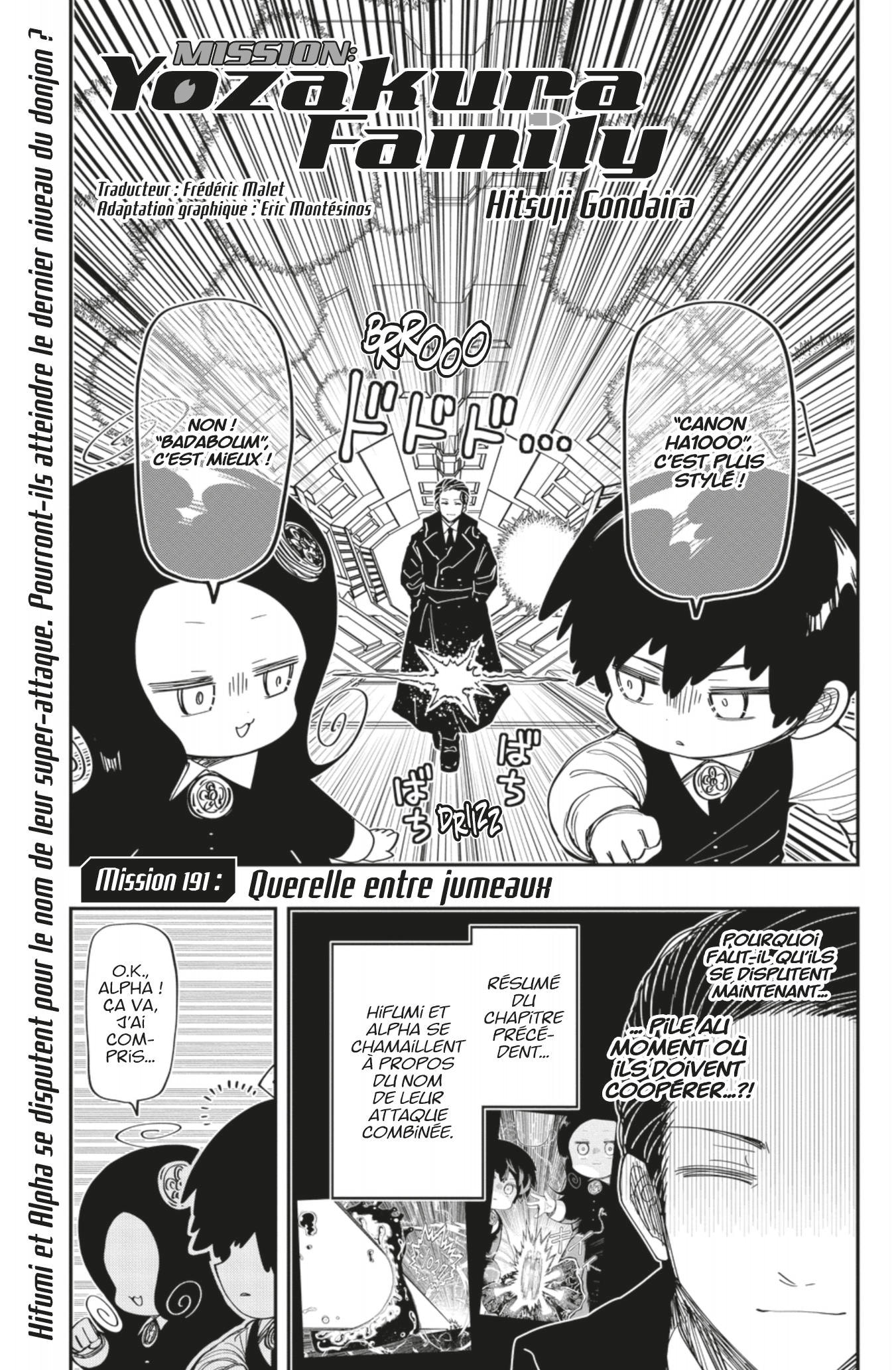 Read Mission Yozakura Family FR Manga Online
