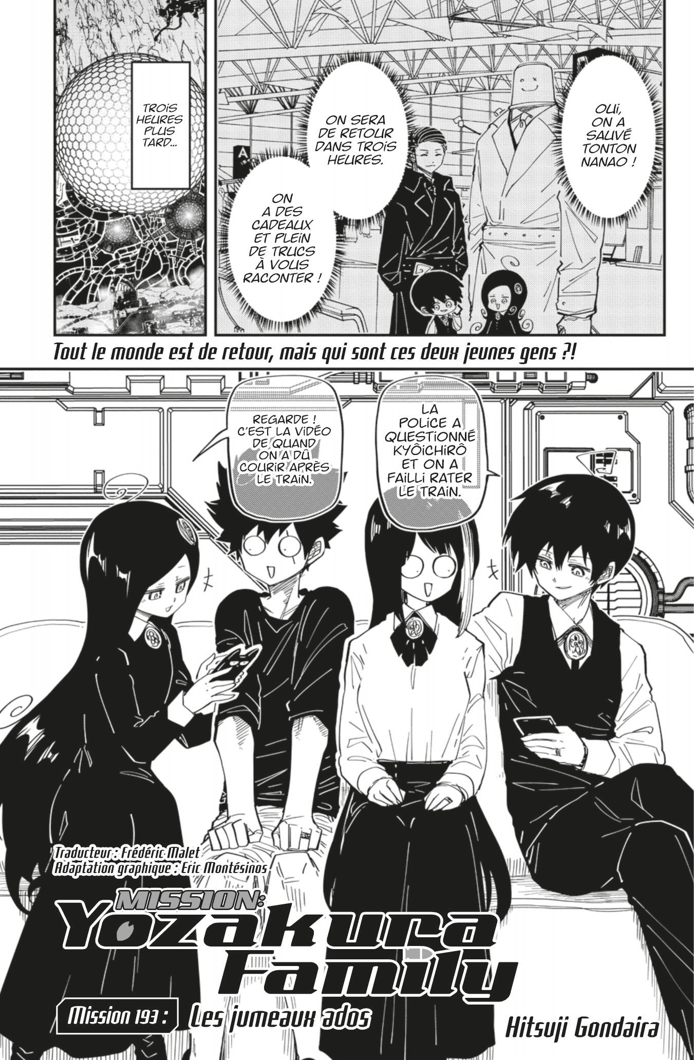 Read Mission Yozakura Family FR Manga Online
