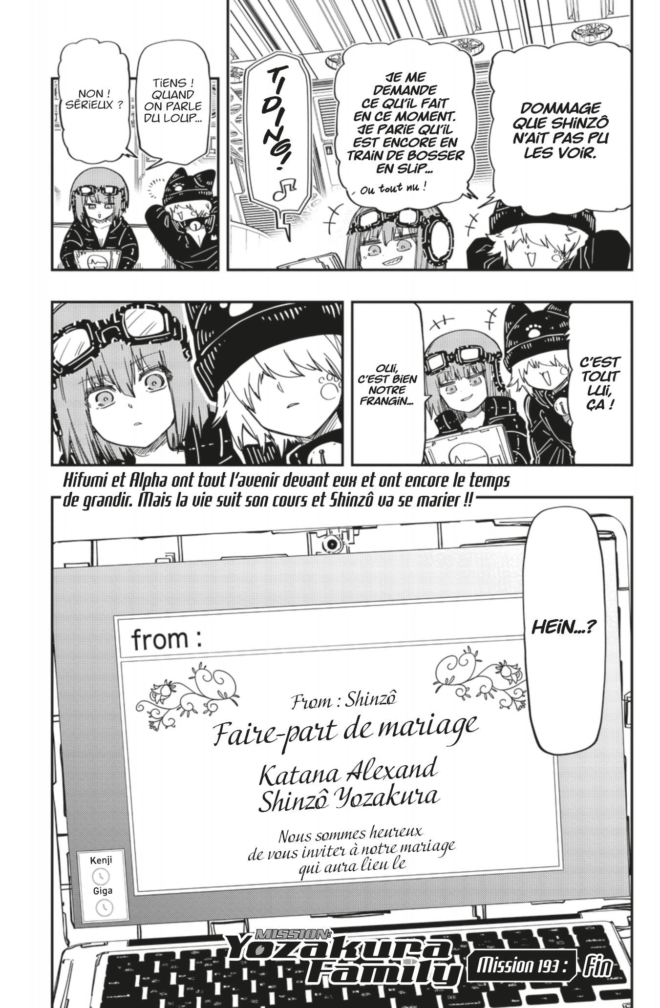 Read Mission Yozakura Family FR Manga Online
