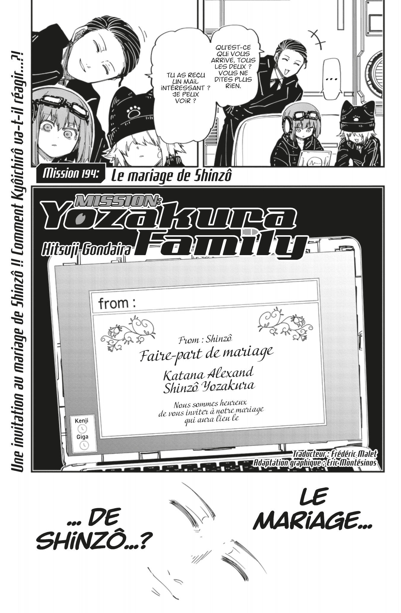 Read Mission Yozakura Family FR Manga Online