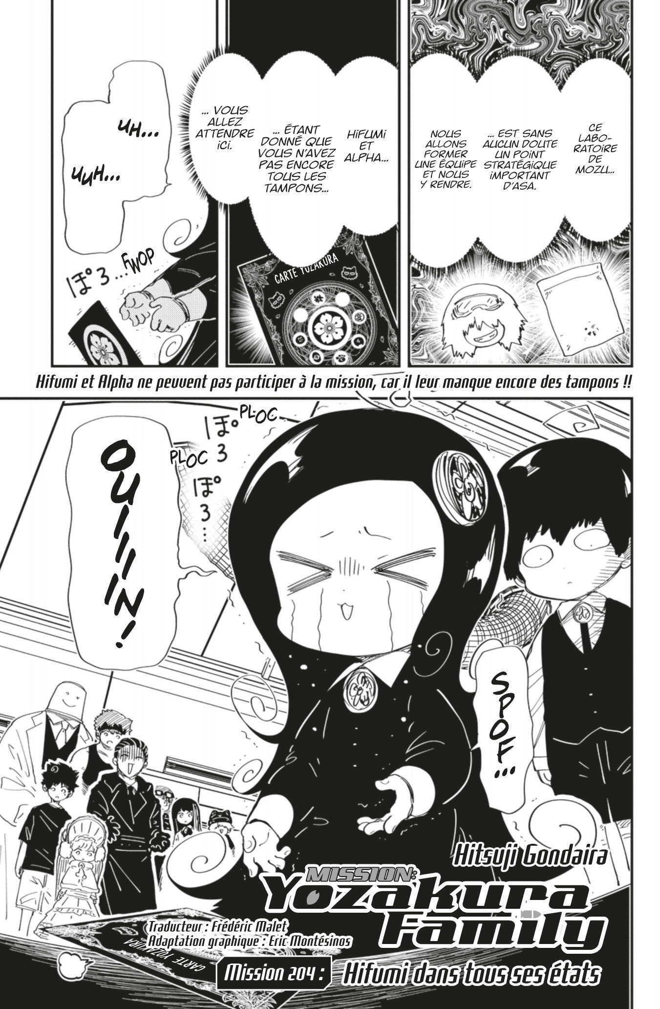 Read Mission Yozakura Family FR Manga Online