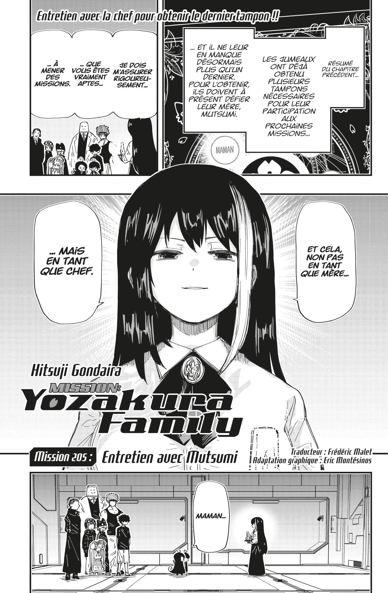 Read Mission Yozakura Family FR Manga Online