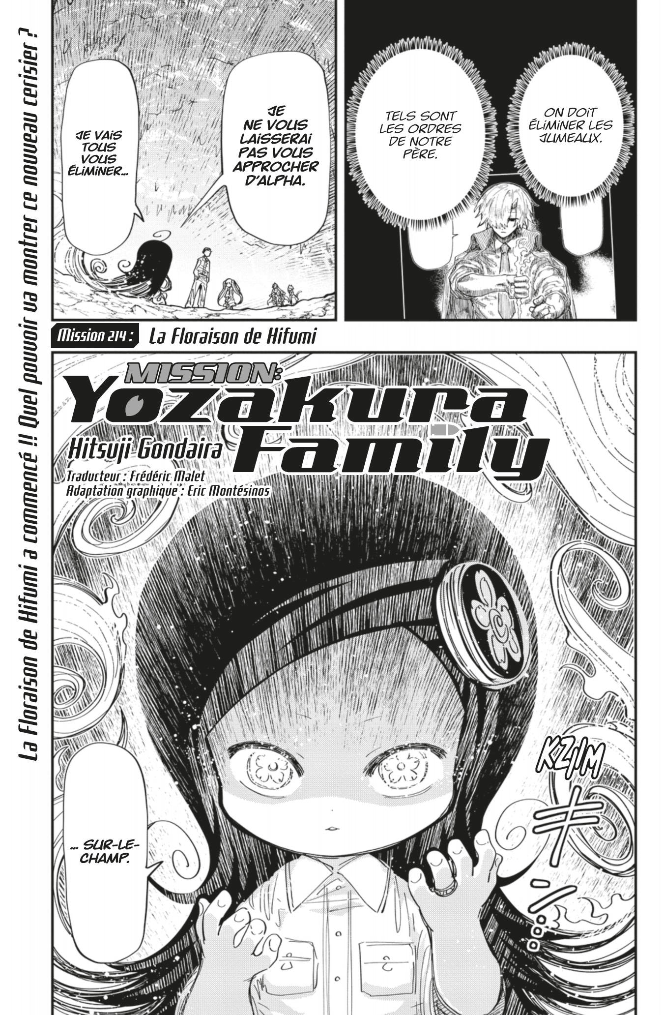Read Mission Yozakura Family FR Manga Online