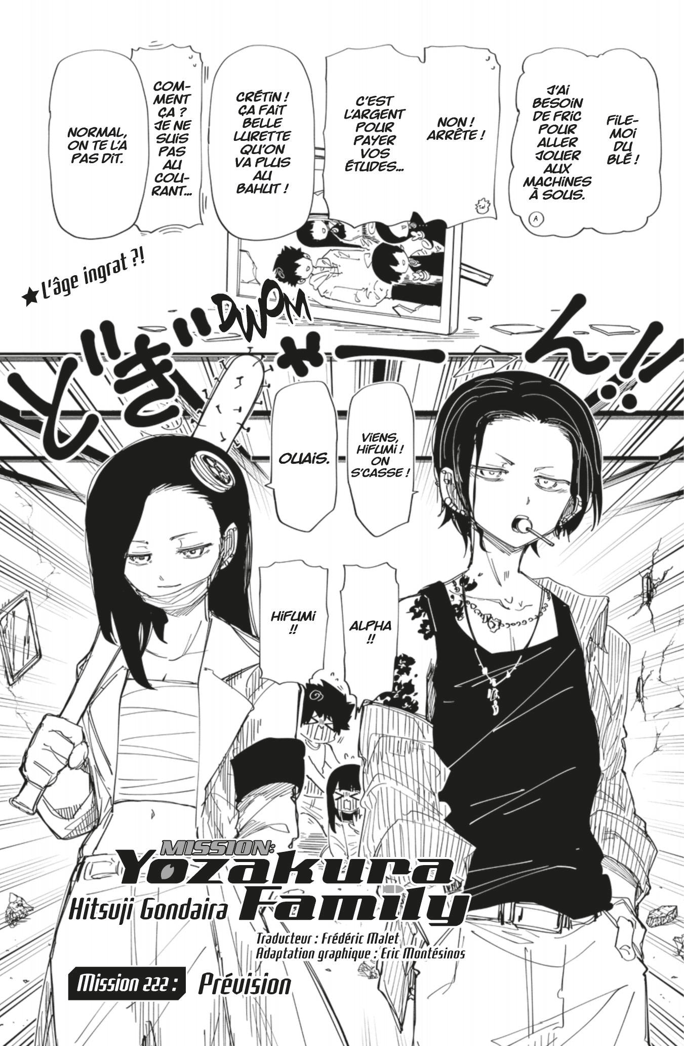 Read Mission Yozakura Family FR Manga Online
