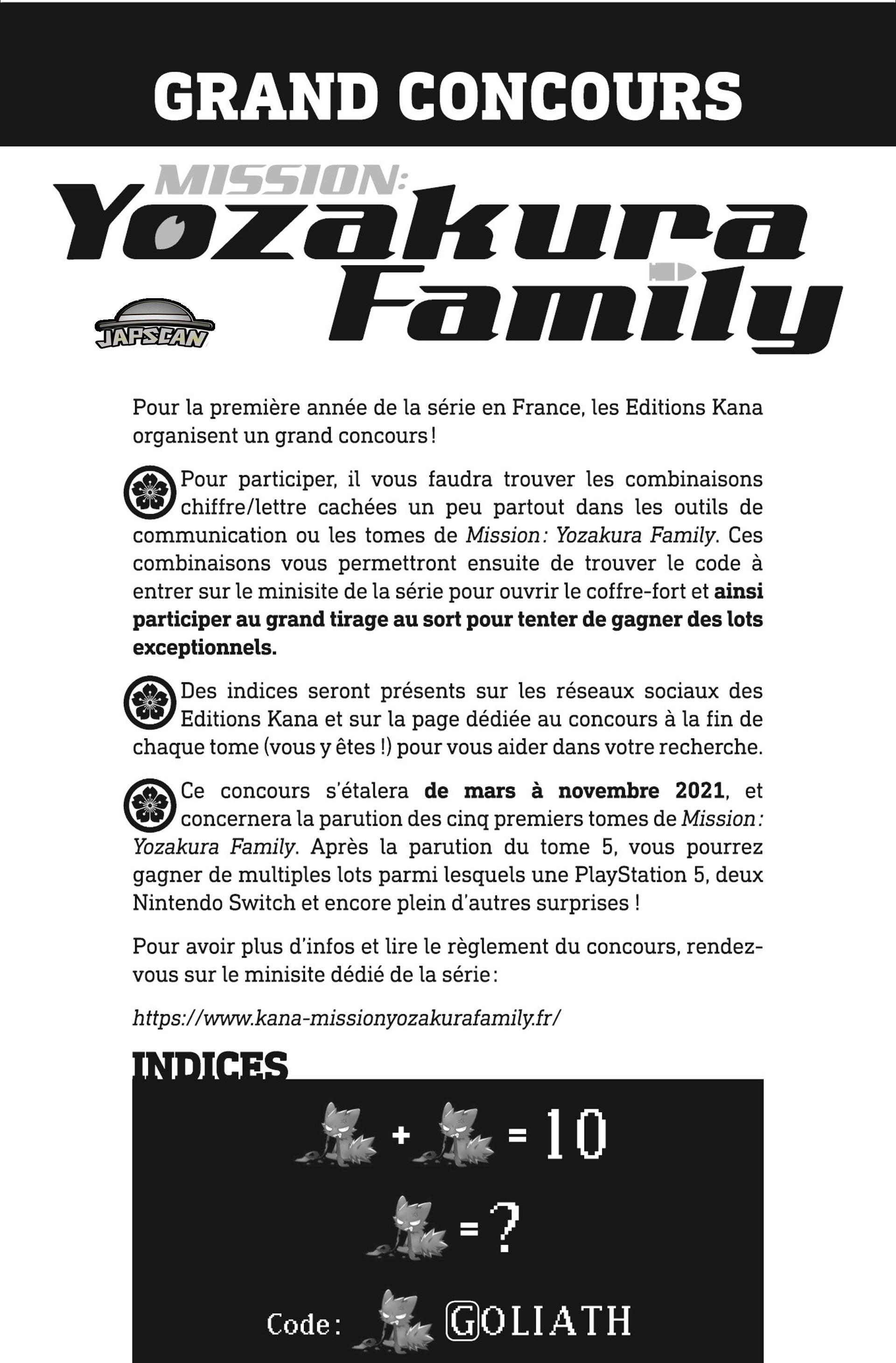 Read Mission Yozakura Family FR Manga Online