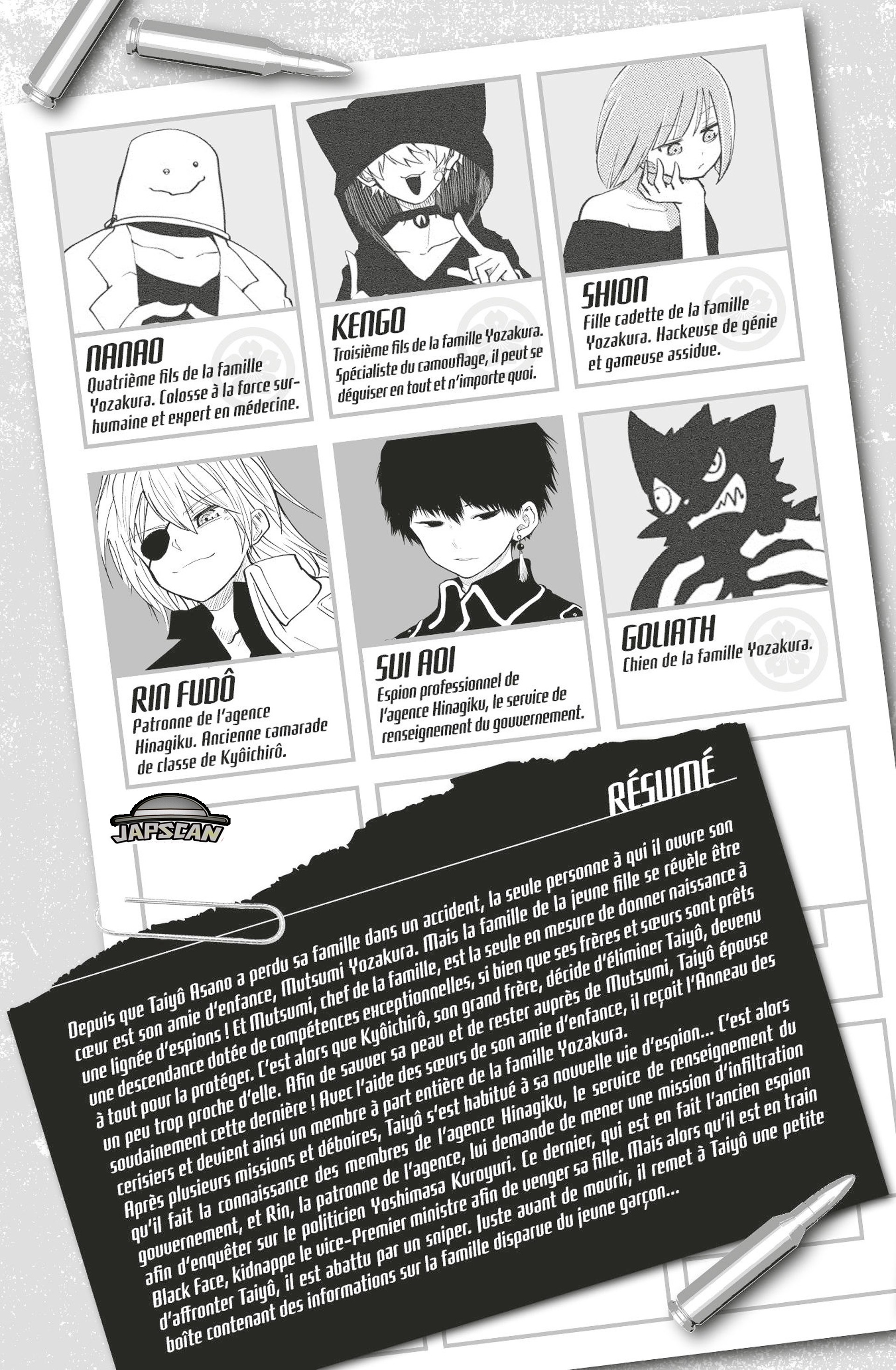 Read Mission Yozakura Family FR Manga Online