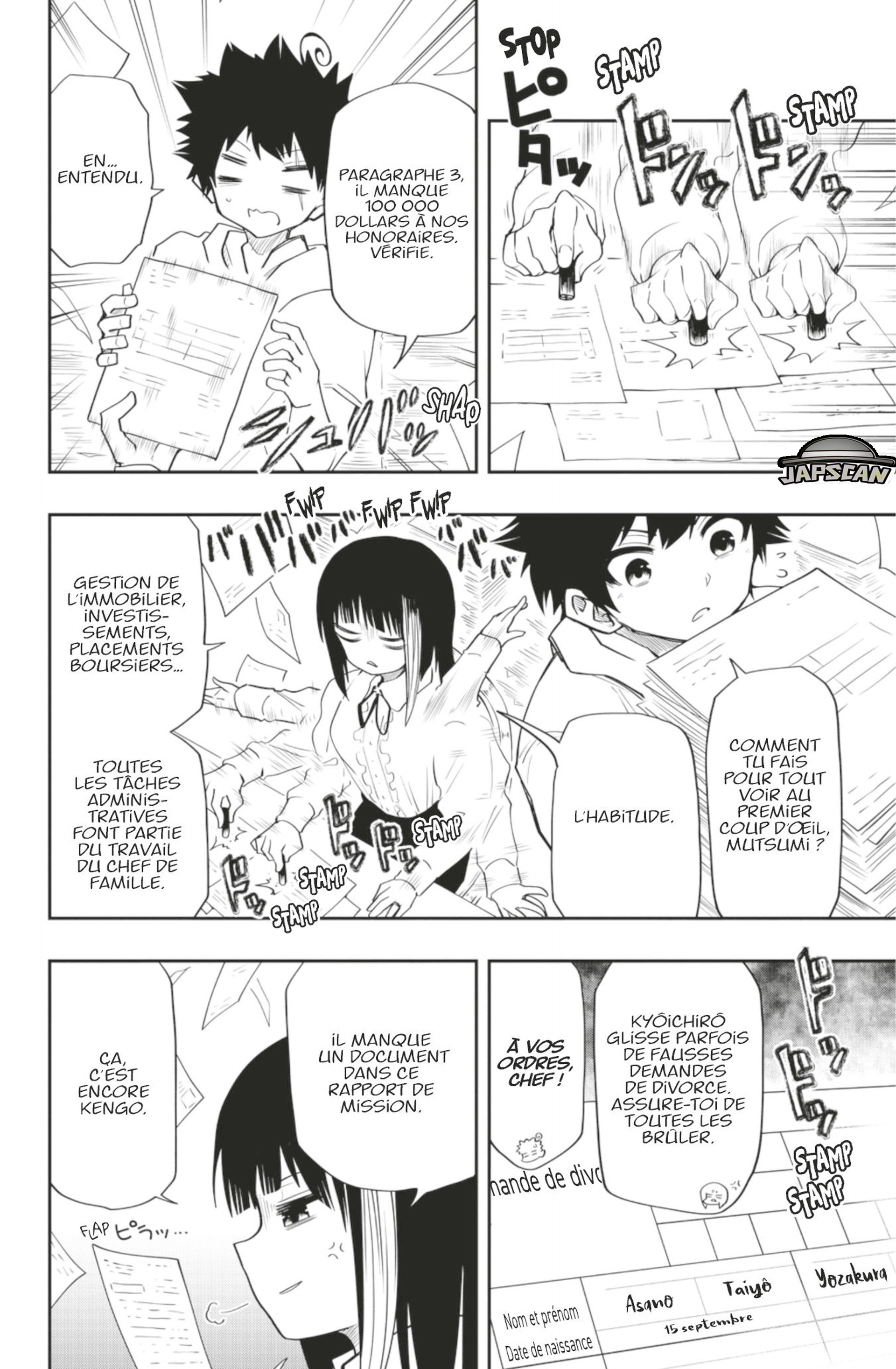 Read Mission Yozakura Family FR Manga Online