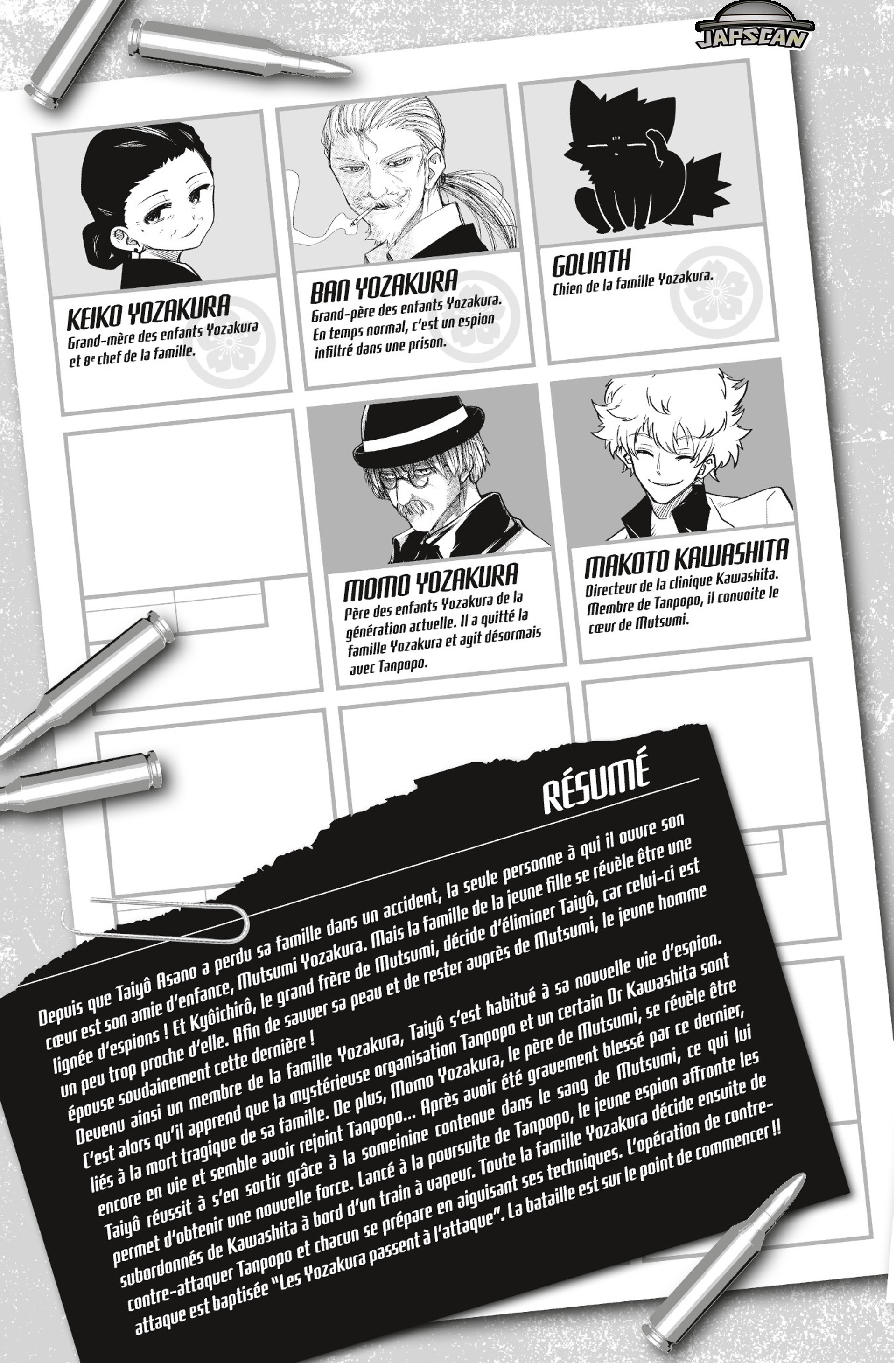 Read Mission Yozakura Family FR Manga Online