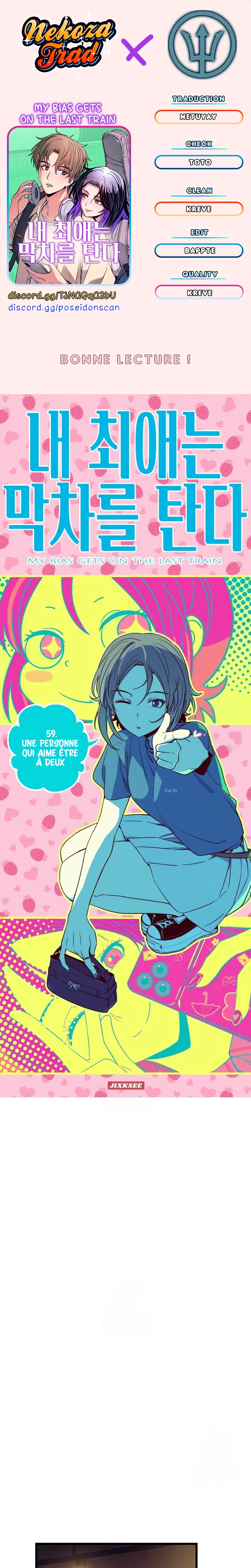 Read My Bias Gets On The Last Train FR Manga Online