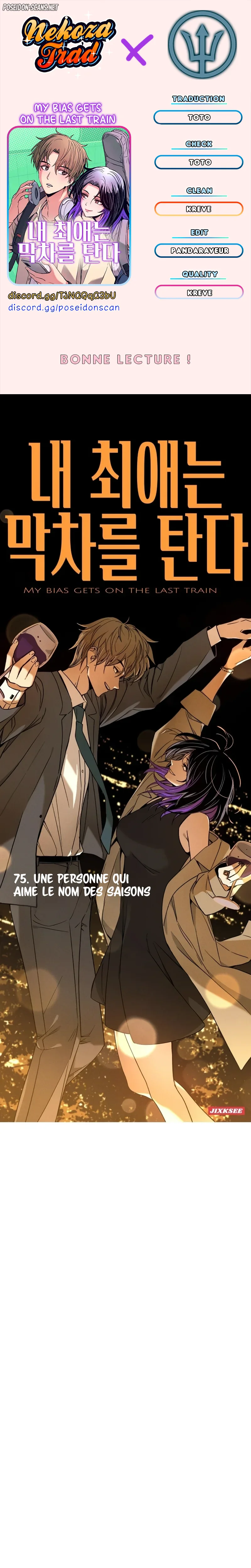 Read My Bias Gets On The Last Train FR Manga Online