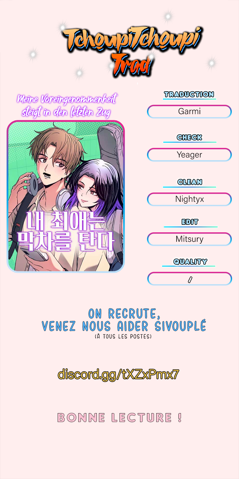 Read My Bias Gets On The Last Train FR Manga Online