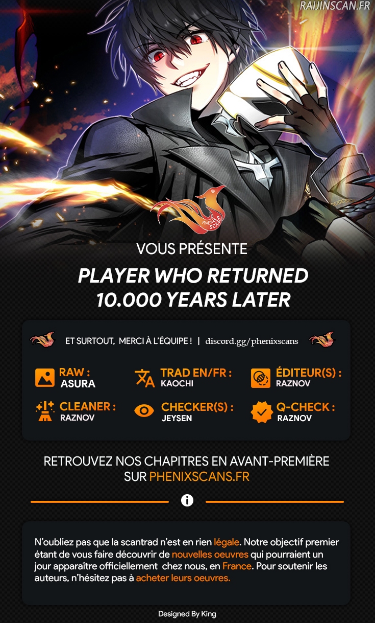 Read Player Who Returned 10 000 Years Later FR Manga Online