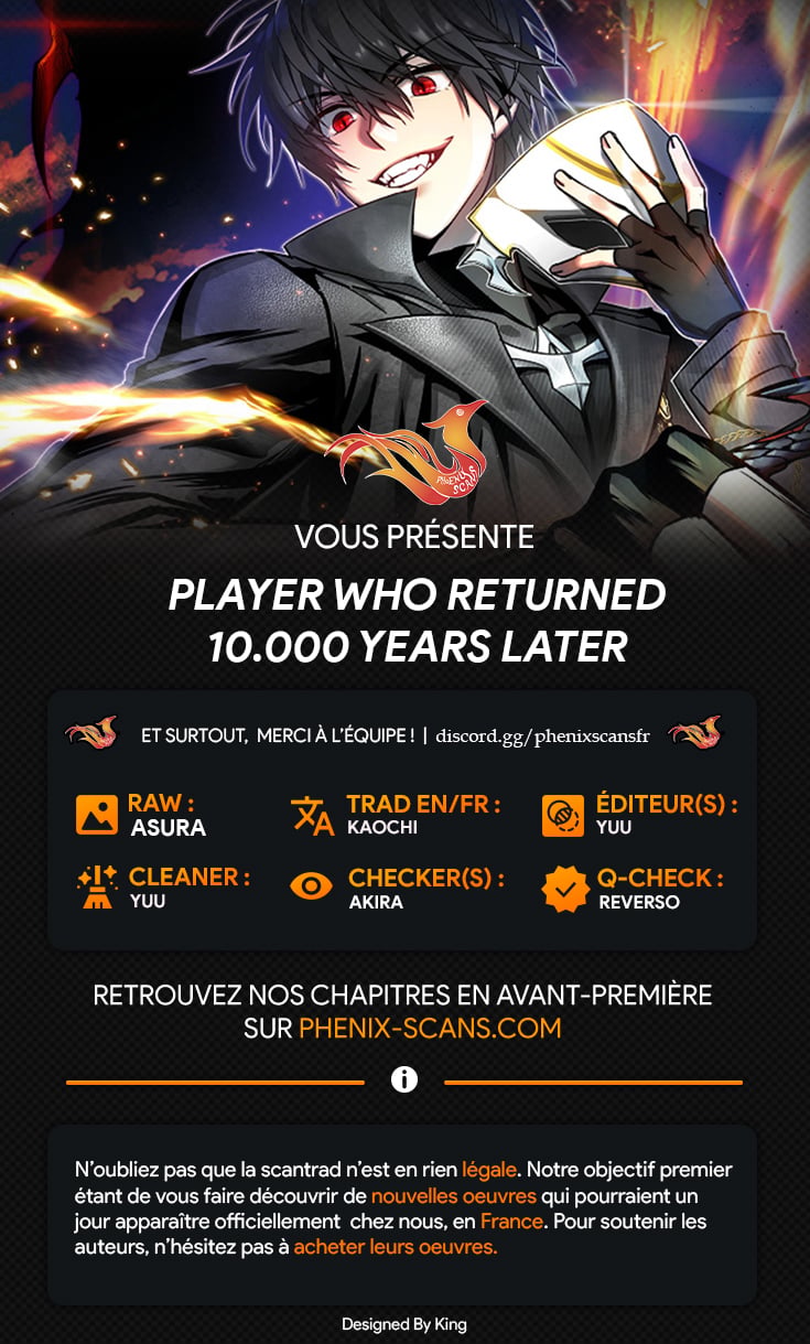 Read Player Who Returned 10 000 Years Later FR Manga Online