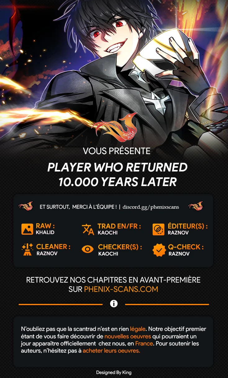 Read Player Who Returned 10 000 Years Later FR Manga Online