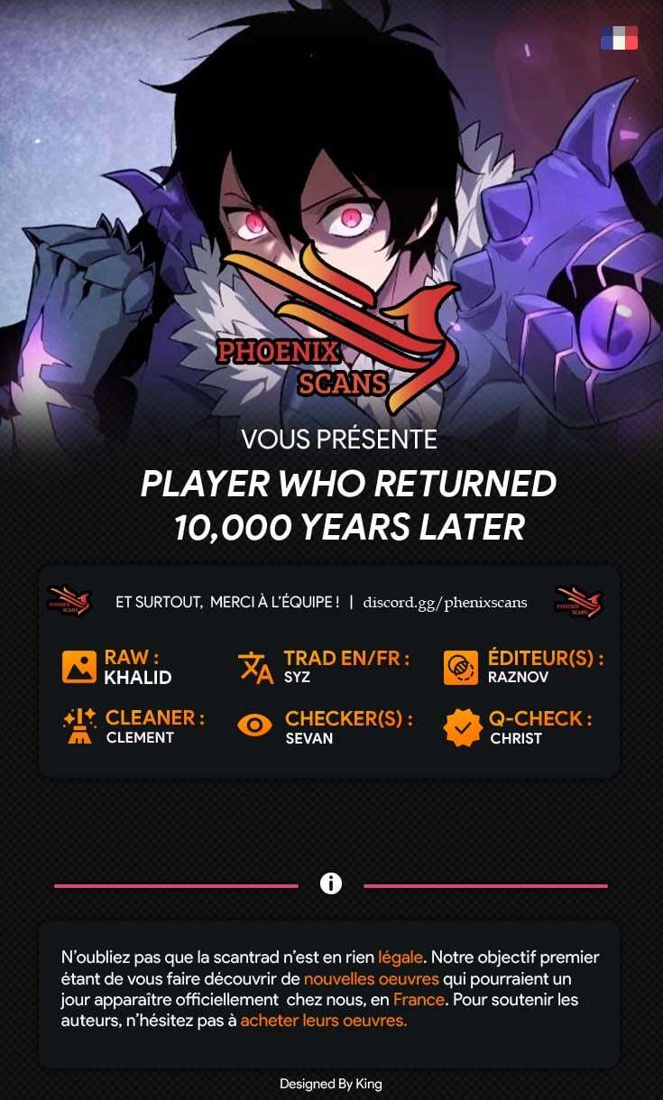 Read Player Who Returned 10 000 Years Later FR Manga Online